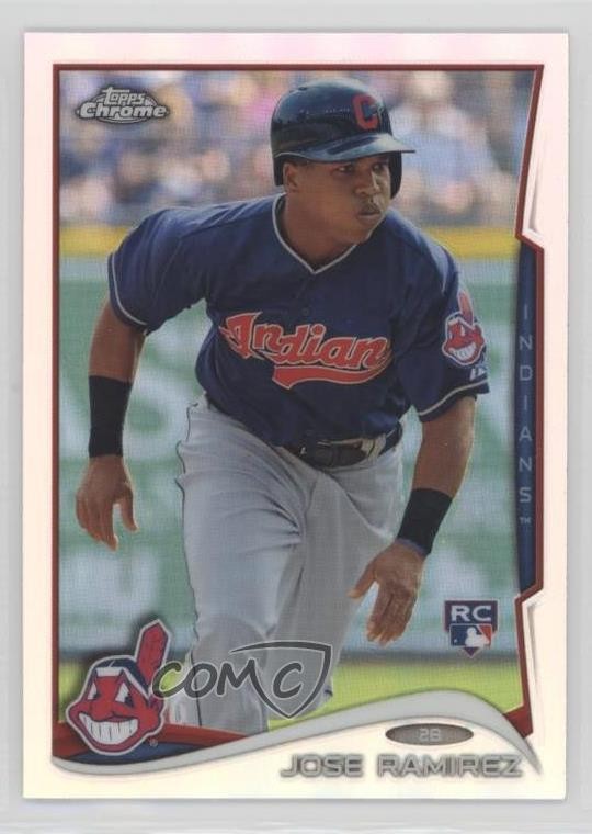 2014 Topps Chrome Refractor Jose Ramirez #45 09gu