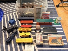 Complete Lionel train set including 8800 Engine, cars, tracks and in-box items