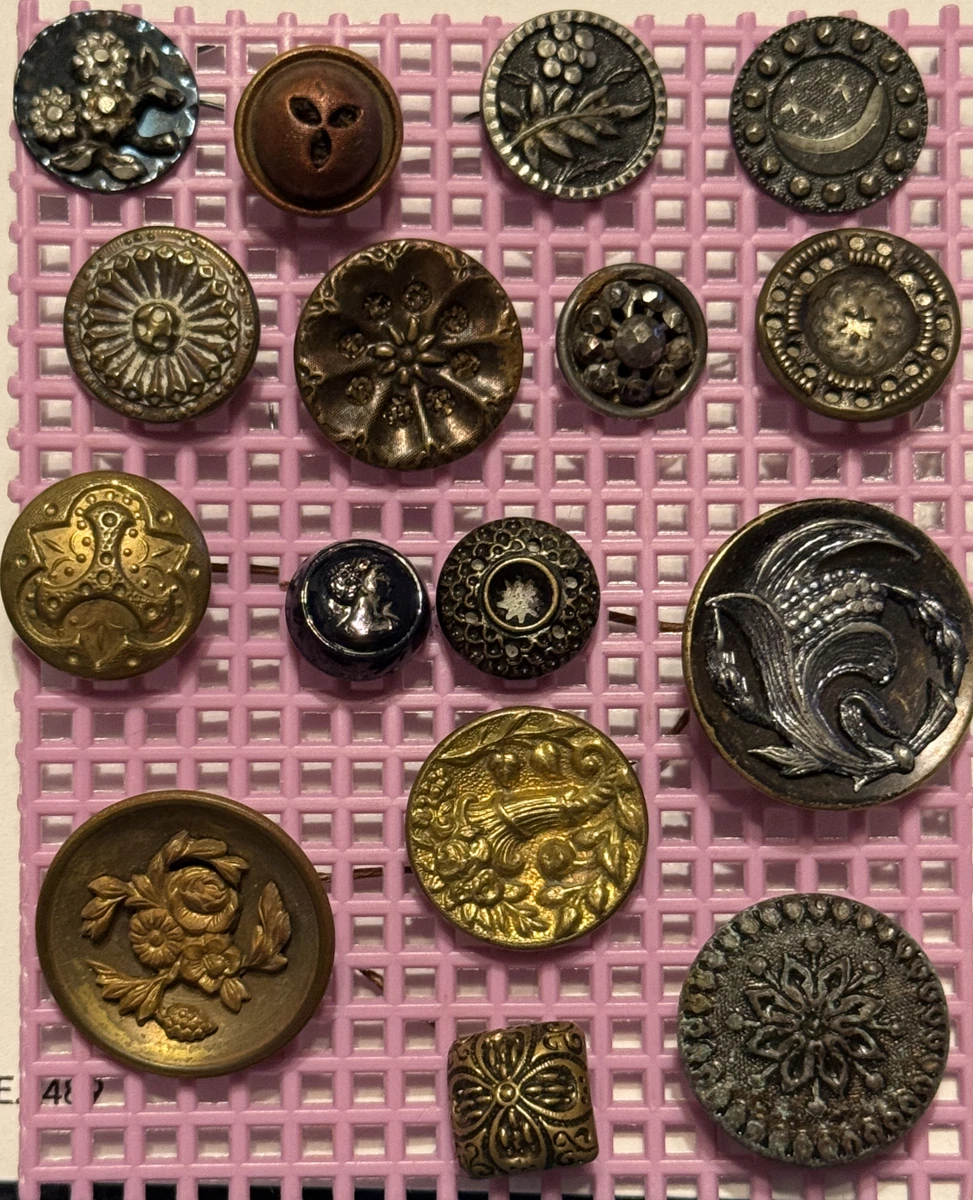 Steel Antique Sewing Buttons for sale | eBay