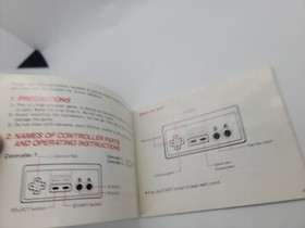 MANUAL PUNCH OUT DE MIKE TYSON Aut&eacute;ntico Nintendo NES Instrucciones Redondo C&Oacute;DIGO Q