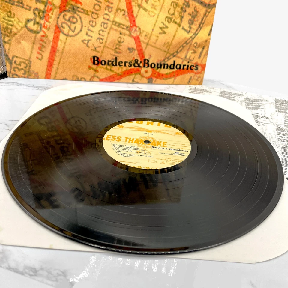 Less Than Jake • Borders & Boundaries [VINYL LP] 2000 First Pressing! •Fat Wreck - Image 4 of 4