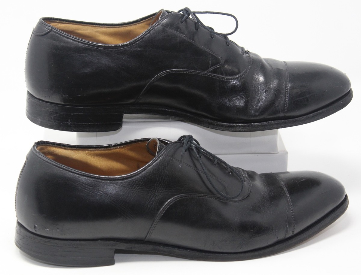 Johnston & Murphy Crown Aristocraft Black Leather Oxford Dress Shoes Mens 11 C/A Johnston & Murphy Crown Aristocraft Oxfords Men main image 3