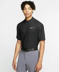 nike men's tiger woods mock neck golf polo