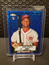 2021 Topps Chrome Platinum Anniversary JOSE GARCIA Blue Mini Diamond  /199