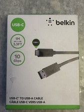 Belkin USB-C to USB A 3.1 Cable 3' 1m - Black F2CU029BT1M-BLK