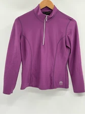 Snow Angel 1/4 Zip Top Base Layer Women Size XS Purple