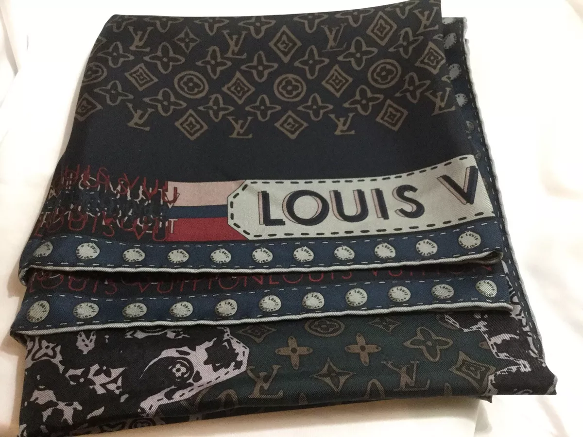 real vintage louis vuitton scarf