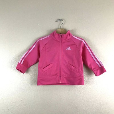baby pink adidas track jacket