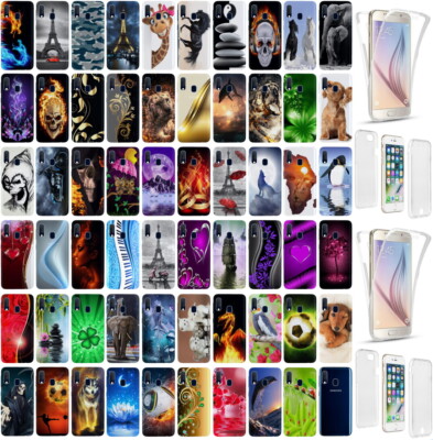 Hülle für Apple iPhone 6 6s 7 8 X SE 4 4s Handyhülle FullBody 360° Case