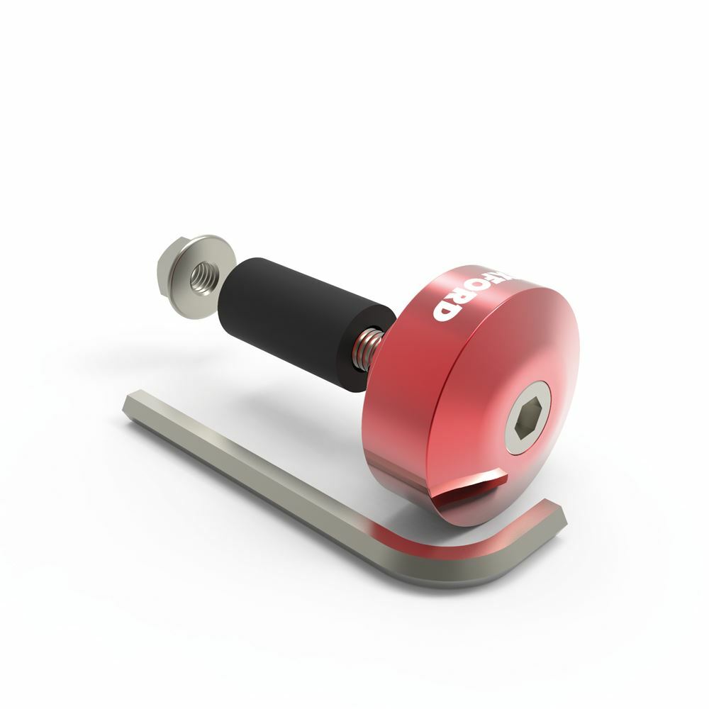 Oxford Motorcycle Bar Ends 1 Red Motorbike Bar End Weights