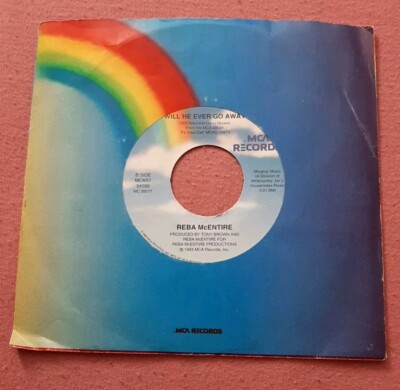 Reba McEntire Vince Gill 45 The Heart Won't Lie / Will He Ever Go Away 1993 MCA