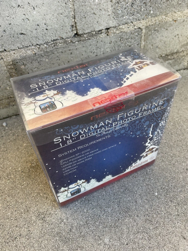 Nextar RPF-1503 1.5-Inch Digital Photo Frame Figurine (Snowman, White) Christmas - Image 4 of 4