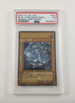 【PSA7】遊戯王OCG BLUE-EYESWHITEDRAGON JMP001 PSA 7 JMP-001 Yu-Gi-Oh Blue-Eyes White Dragon Shonen Jump PROMO