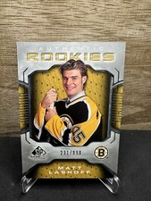 2006-07 SP Game Used Edition Authentic Rookies Gold /999 Matt Lashoff Rookie RC