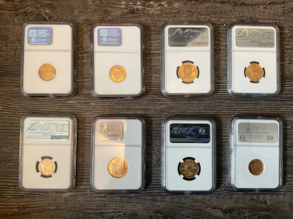 gold coins europe ngc graded lot of 8 eBay