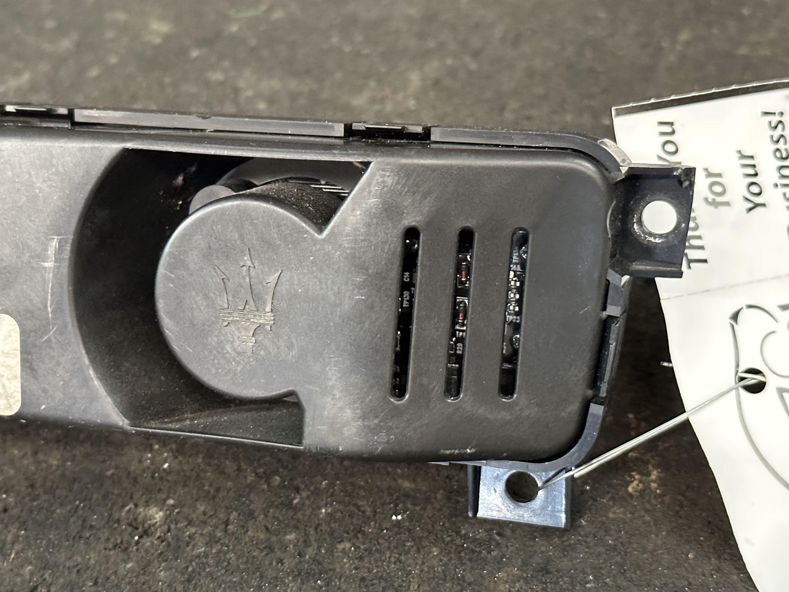 03-08 MASERATI QUATTROPORT HEATER AC TEMPERATURE CLIMATE CONTROL PANEL SWITCH