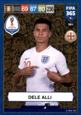 Fifa 365 Cards 2019 - 381 - Dele Alli - FIFA World Cup Heroes