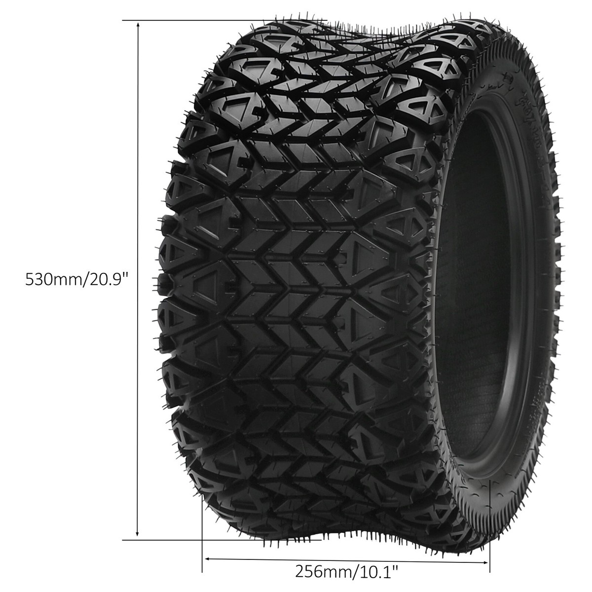 2 Pack 23x10.5-14 23x10.5x14 23x10.50-14 UTV Golf-Cart Turf Tire
