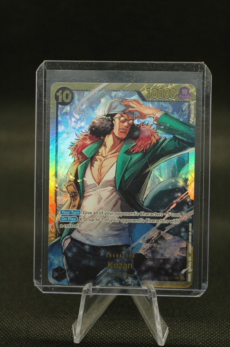 ONE PIECE Card Game - Kuzan SEC OP02-121 Paramount War English NM