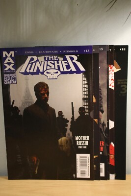 The Punisher Max #13/14/15/16/17/18 Mother Russia set