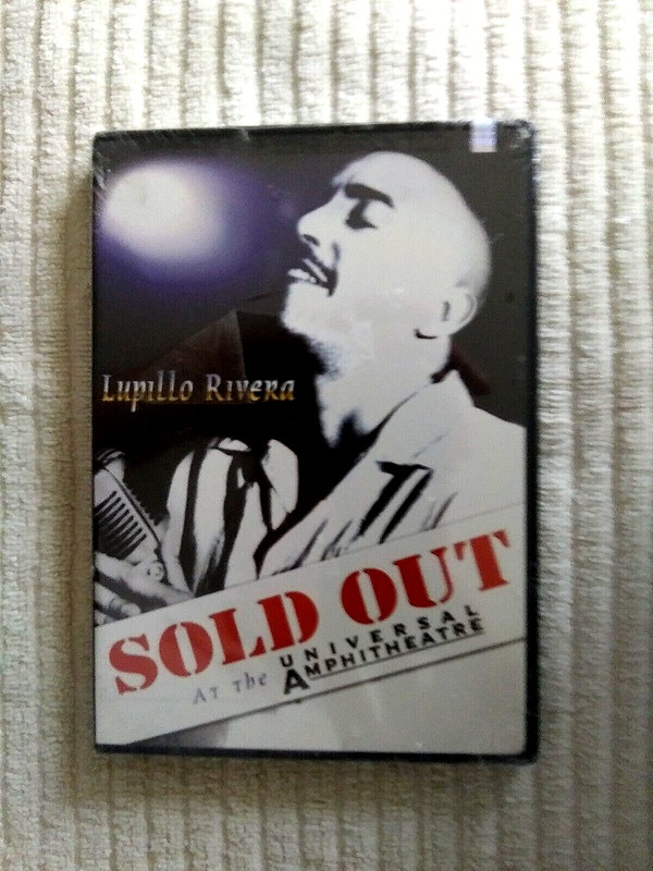 LUPILLO RIVERA - SOLD OUT AT UNIVERSAL AMPHITHEATRE (DVD, 2002).  Sealed, new.