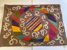 Amaranth Ehrenhalt Tapestry  Abstract Modernist 40 By 56 Inches Limited Ed Rare