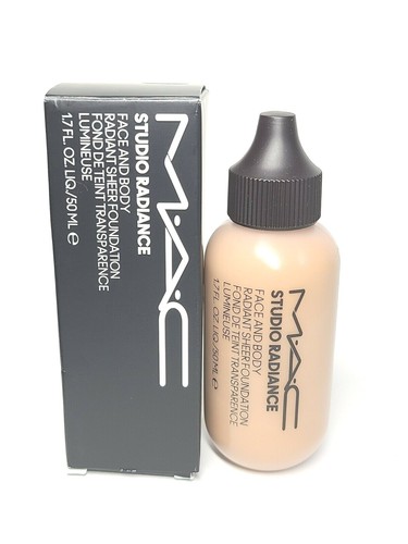 MAC STUDIO RADIANCE FACE AND BODY FOUNDATION-100%AUTHENTIC-CHOOSE COLOR-FREE SHI - Picture 2 of 3
