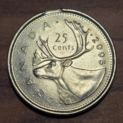 2005-P Canada 25 Cents — photo from the most recent tracked eBay sale