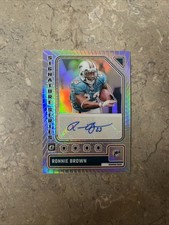 2023 Panini Optic Signature Series Autograph Holo Prizm #SS-RN Ronnie Brown Auto