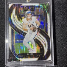 2024 Panini Select - Premier Level Bo Nix #117 White Shock Prizm /199 (RC)🔥