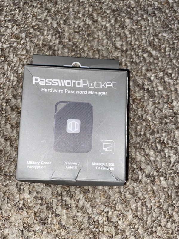 Atlancube Password Pocket Hardware Password Manager Manage 1000 - NEW