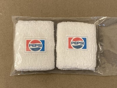 Vintage 1970 s or 80 s Pepsi Sweatbands - NOS In Original Wrap