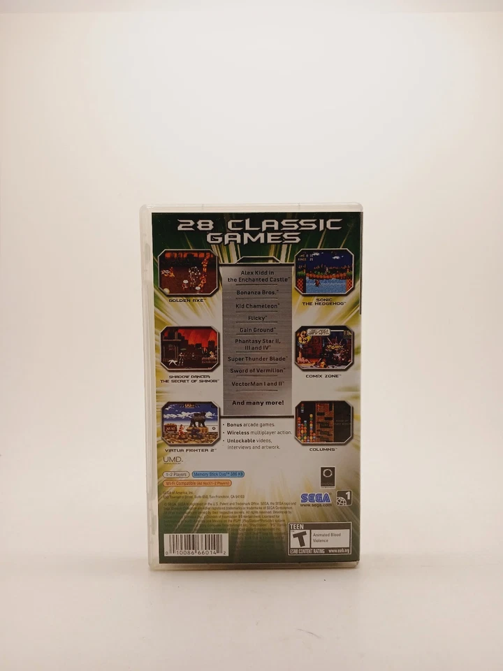 Sega Genesis Collection (Sony PSP, 2006) SEGA CIB - Image 2 of 4