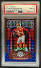2024 Mosaic Patrick Mahomes II Center Stage Blue #/99 Chiefs PSA 8