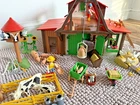 Playmobil 3716 Farm With Accessories, Cows, Pigs, Chickens - Vintage Playmobil