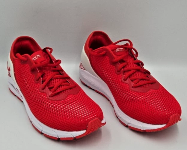 Under Armour HOVR Sonic 4 x University of Wisconsin Red White shoes men size 10 womens-under-armour-red-  main image 3
