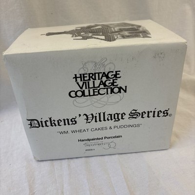 Dept 56 Dickens Village Series Wm. Wheat Cakes & Puddings 5808-4 Heritage 1993