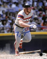 Greg Luzinski The Bull Signed Chicago White Sox 8x10 Photo Beckett