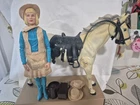 Vintage Jane West action figure with horse and accessories