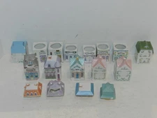 Lot of 13 1989 Lenox Spice Village Set Oregano Nutmeg Mustard Rosemary Clove