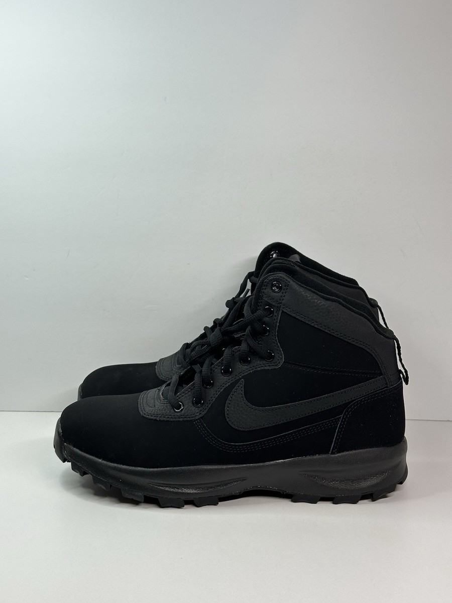 Nike Manoadome Triple Black Boot High Top Suede 844358-003 Men's 7