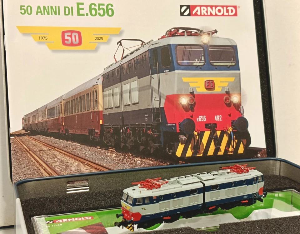 Arnold HN 2645 FS E 656 Lokomotive 5. Serie Blau Grau Ep.VI N DC Digital - Bild 1 von 1