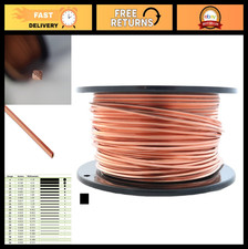 20 Gauge Dead Soft Copper Wire - 99.9% Pure, Square, 1LB (253FT) USA Made
