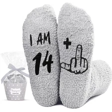 15th Birthday Gifts Socks for Teens Age 15 Gift Ideas 15 Year Old Boys Girls