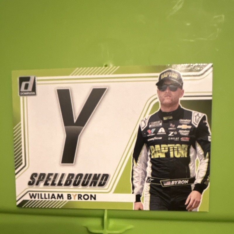 Panini 2025 Donruss NASCAR Spellbound Y William Byron #19 Hendrick Motorsports