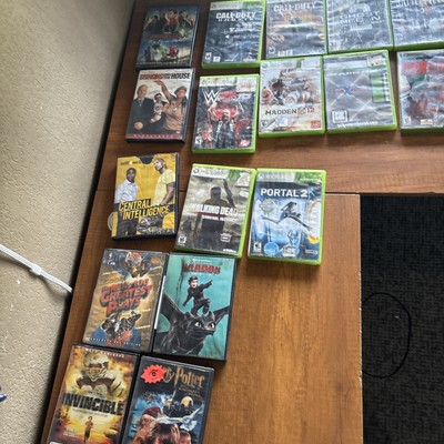 Xbox 360 Game Bundle 20 Games (Action, Horror, FPS, RPG) + 7 Movies