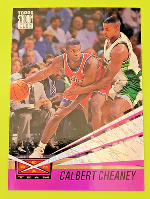 1993-94 Topps Stadium Club Calbert Cheaney Beam Team Rookie #27 Bullets