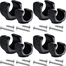 8 Pieces Flashlight Mounting Brackets with Screws Versatile Clip Mount, Universa