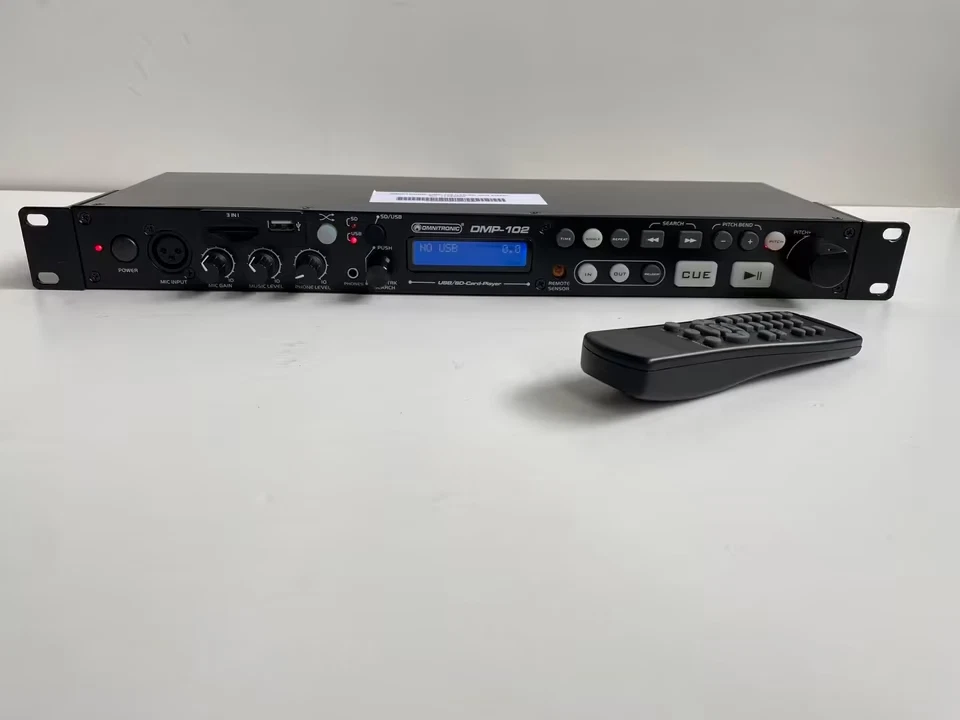 OMNITRONIC DMP-102 USB / SD-Card-Player DJ MP3-Player Bar Lounge Bistro ELA DJ - Bild 4 von 4