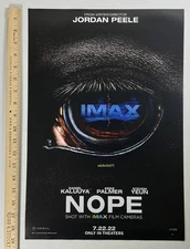 NOPE IMAX Regal Poster 13" X 19"  Number 617 of 1500